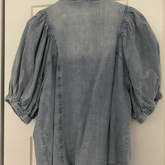 Aaron & Amber Denim Top Size M. NWOT - Picture 3 of 7
